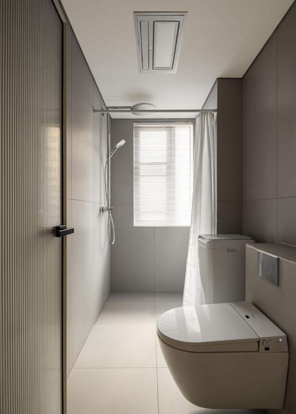 原木風(fēng)三居室衛(wèi)生間裝修效果圖