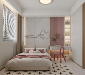 現(xiàn)代簡約三居室兒童房裝修效果圖