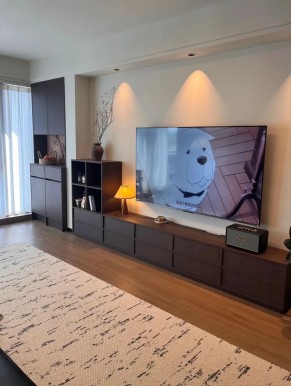 中古風(fēng)兩居室客廳裝修效果圖