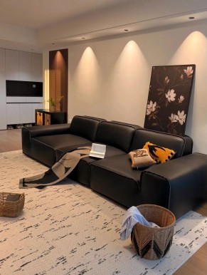 中古風(fēng)兩居室客廳裝修效果圖