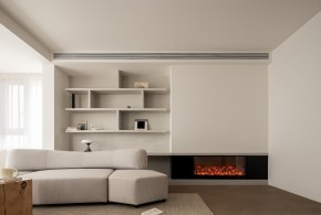 現(xiàn)代簡約三居室客廳裝修效果圖