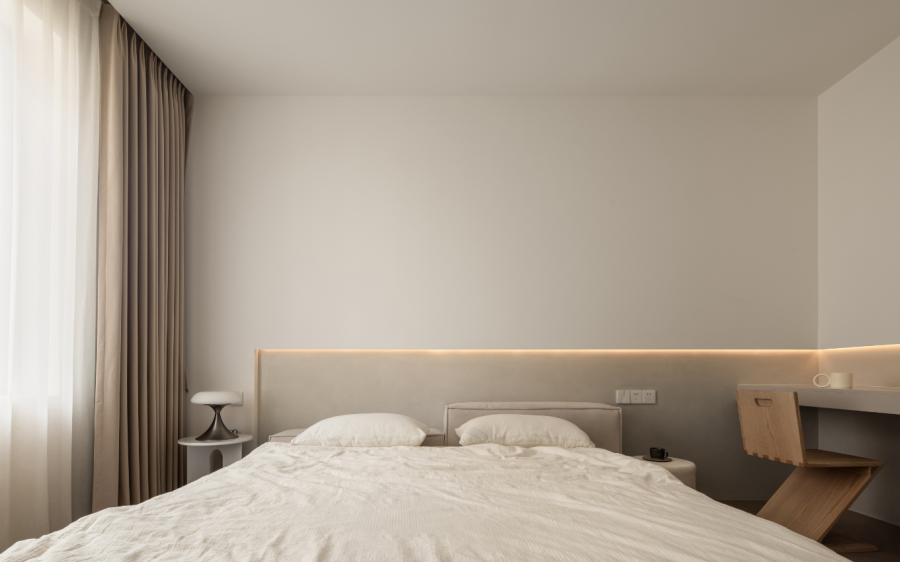 現(xiàn)代簡約三居室臥室裝修效果圖