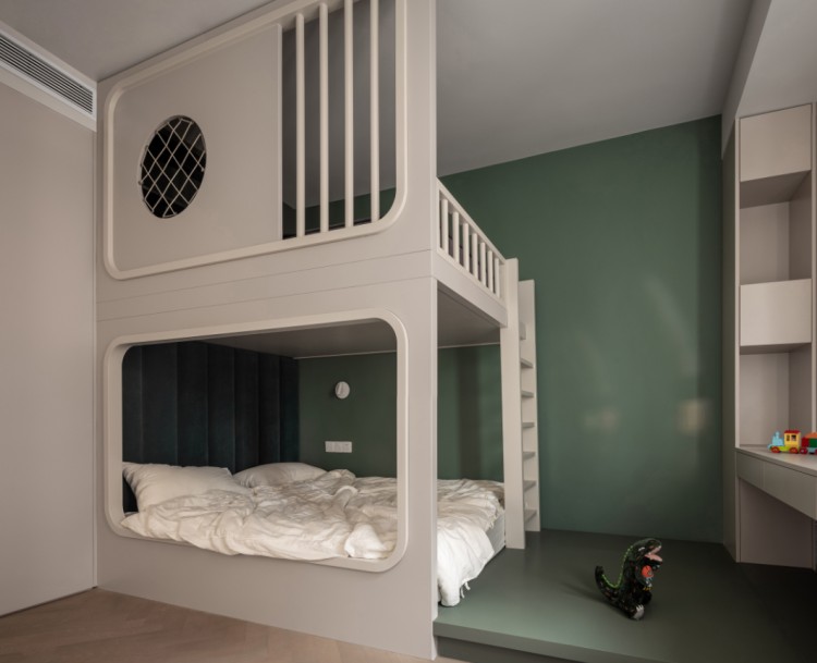 現(xiàn)代簡約三居室兒童房裝修效果圖