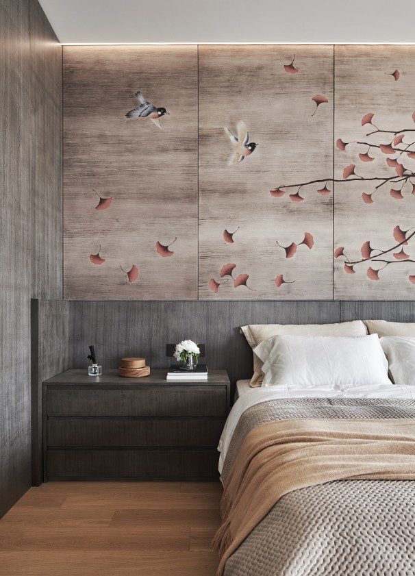 新中式別墅臥室裝修效果圖