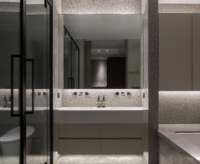 新中式別墅衛(wèi)生間裝修效果圖