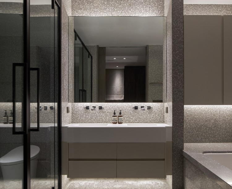 新中式別墅衛(wèi)生間裝修效果圖