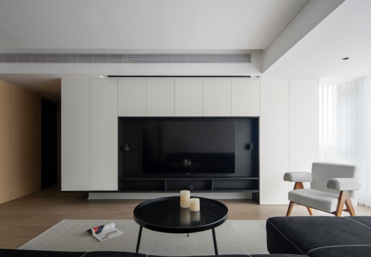 現(xiàn)代簡約三居室裝修效果圖