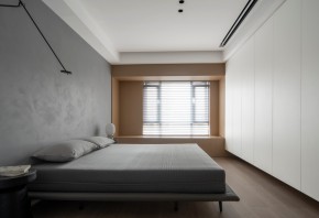 現(xiàn)代簡約三居室臥室裝修效果圖