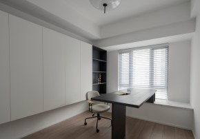 現(xiàn)代簡約三居室書房裝修效果圖