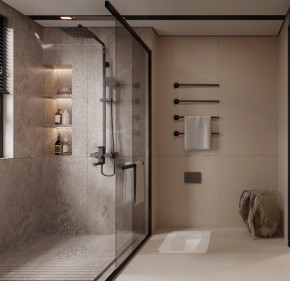 意式輕奢三居室衛(wèi)生間裝修效果