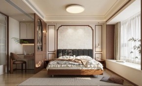中古風(fēng)三居室臥室裝修效果圖