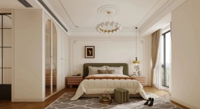 法式風(fēng)格三居室臥室裝修效果圖