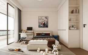 現(xiàn)代簡約三居室兒童房裝修效果圖