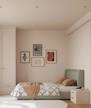 法式中古風(fēng)三居室兒童房裝修效果圖