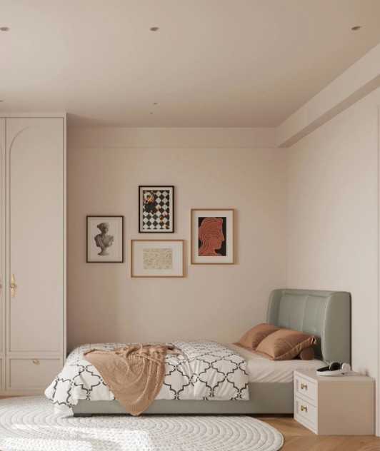 法式中古風(fēng)三居室兒童房裝修效果圖