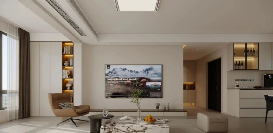 現(xiàn)代簡約三居室裝修效果圖