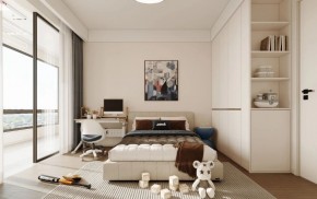 現(xiàn)代簡(jiǎn)約三居室兒童房裝修效果圖