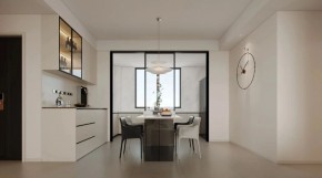 現(xiàn)代簡(jiǎn)約三居室餐廳裝修效果圖