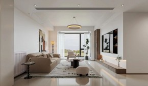 現(xiàn)代簡約三居室客廳裝修效果圖