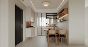 現(xiàn)代簡(jiǎn)約三居室餐廳裝修效果圖