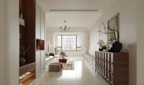 現(xiàn)代簡約三居室玄關(guān)裝修效果圖