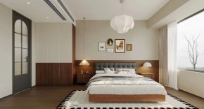 中古風(fēng)三居室臥室裝修效果圖