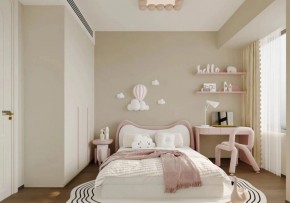 中古風(fēng)三居室兒童房裝修效果圖