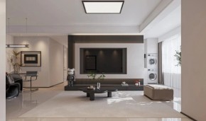 現(xiàn)代簡(jiǎn)約三居室客廳裝修效果圖