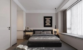 現(xiàn)代簡(jiǎn)約三居室臥室裝修效果圖