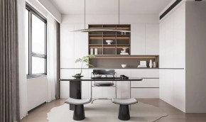 現(xiàn)代簡約三居室書房裝修效果圖