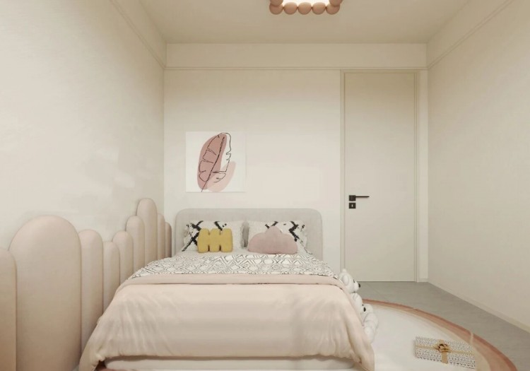 中古風(fēng)三居室兒童房裝修效果圖