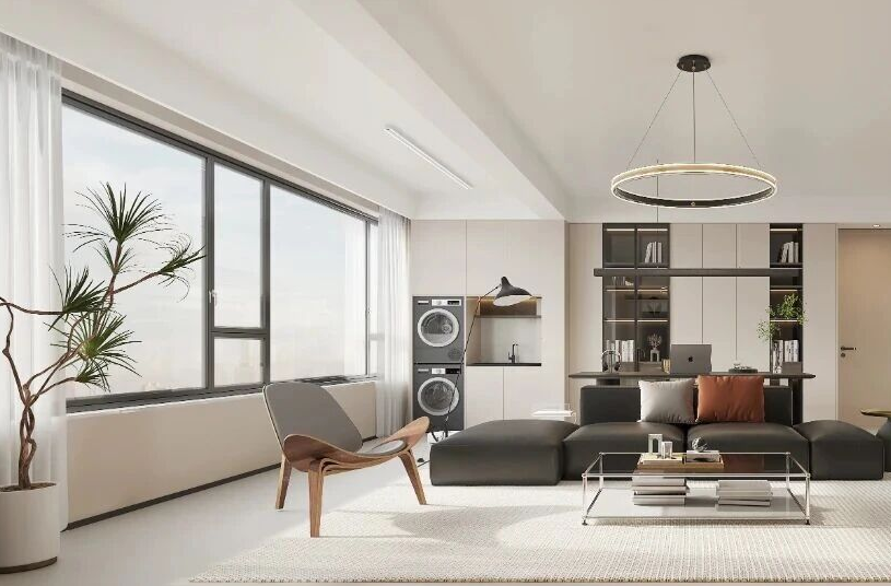 現(xiàn)代簡(jiǎn)約三居室裝修效果圖