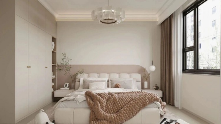 現(xiàn)代簡約兩居室臥室裝修效果圖