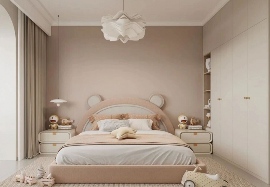 現(xiàn)代簡(jiǎn)約兩居室臥室裝修效果圖