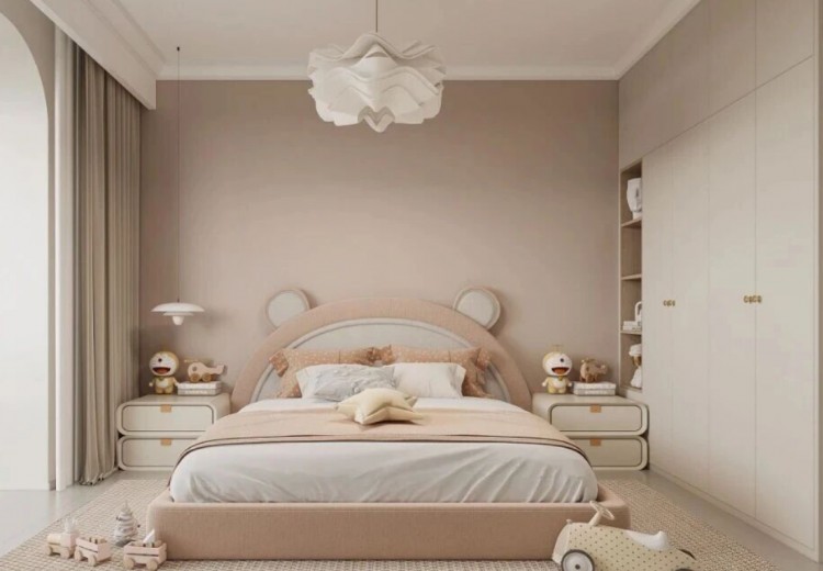 現(xiàn)代簡約兩居室臥室裝修效果圖