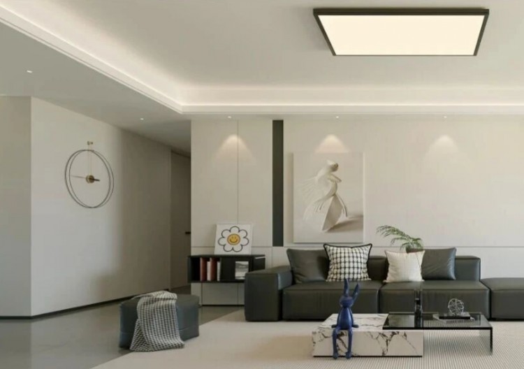 現(xiàn)代簡約三居室客廳裝修效果圖