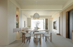 原木風三居室餐廳裝修效果圖