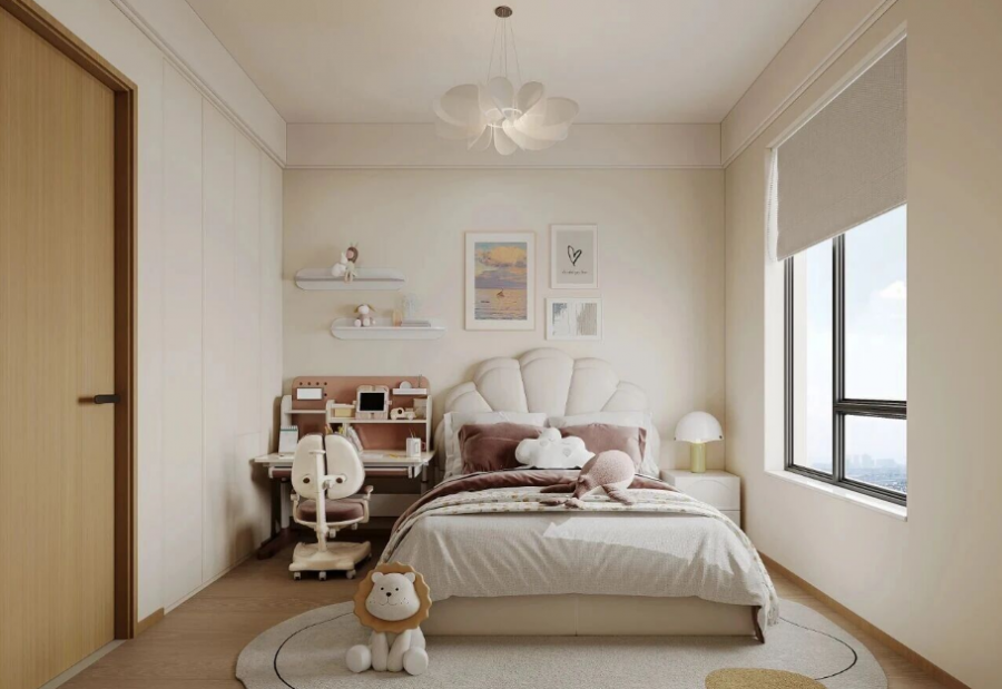 現(xiàn)代簡(jiǎn)約三居室兒童房裝修效果圖