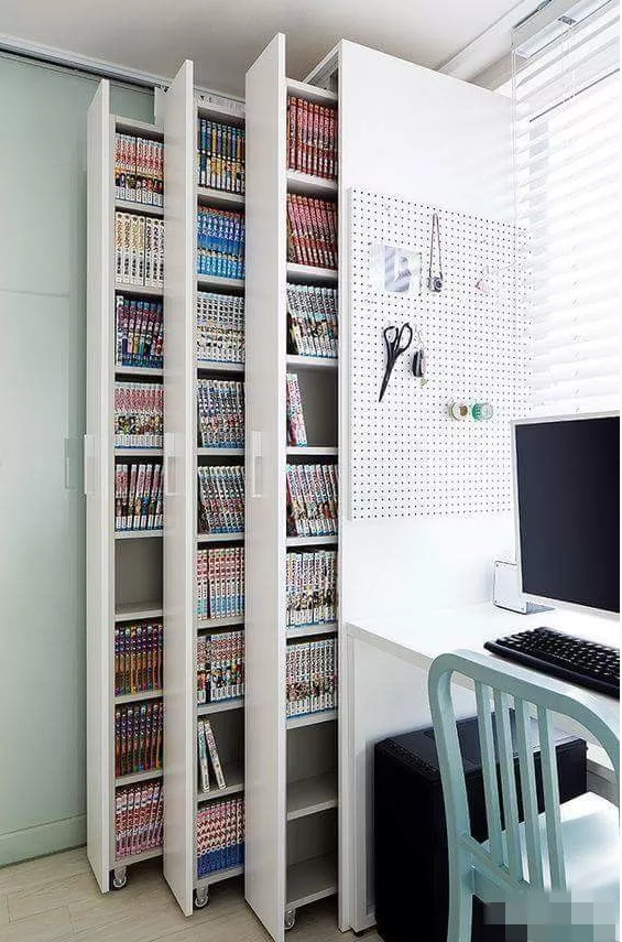 書桌書柜一體如何設(shè)計？