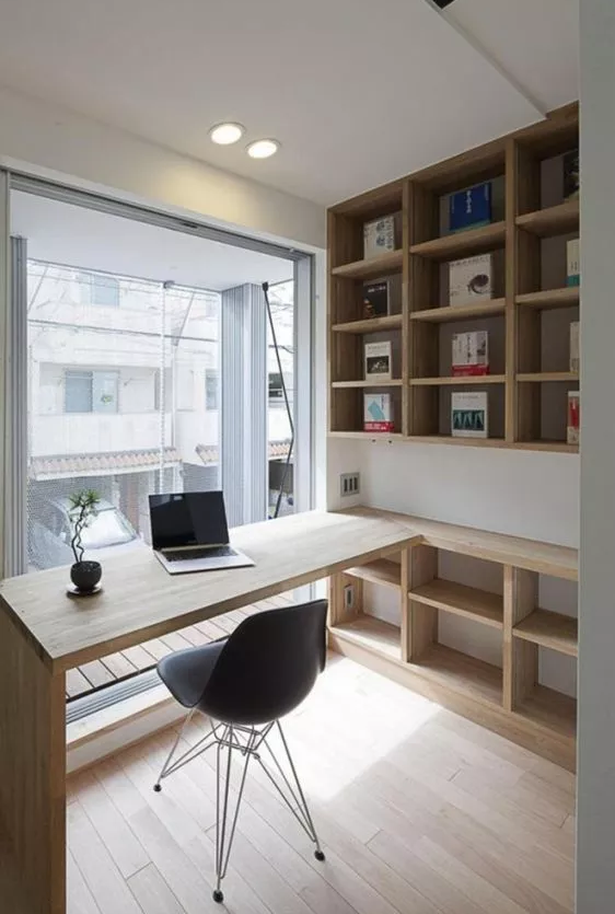 書桌書柜一體如何設(shè)計？