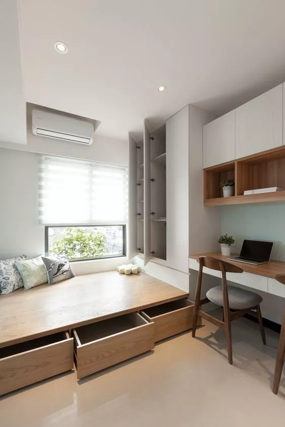 書桌書柜一體如何設(shè)計？