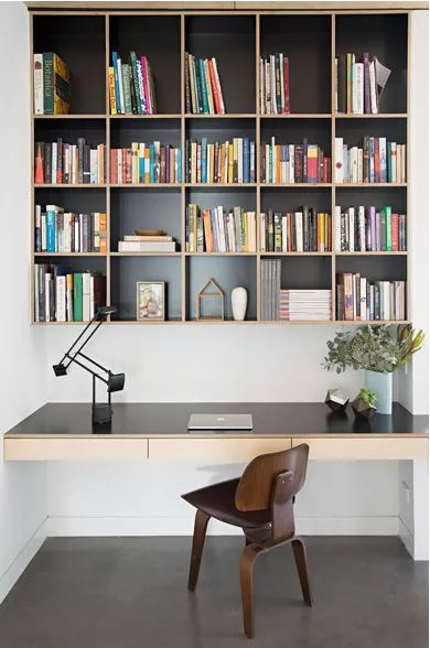 書桌書柜一體如何設(shè)計？